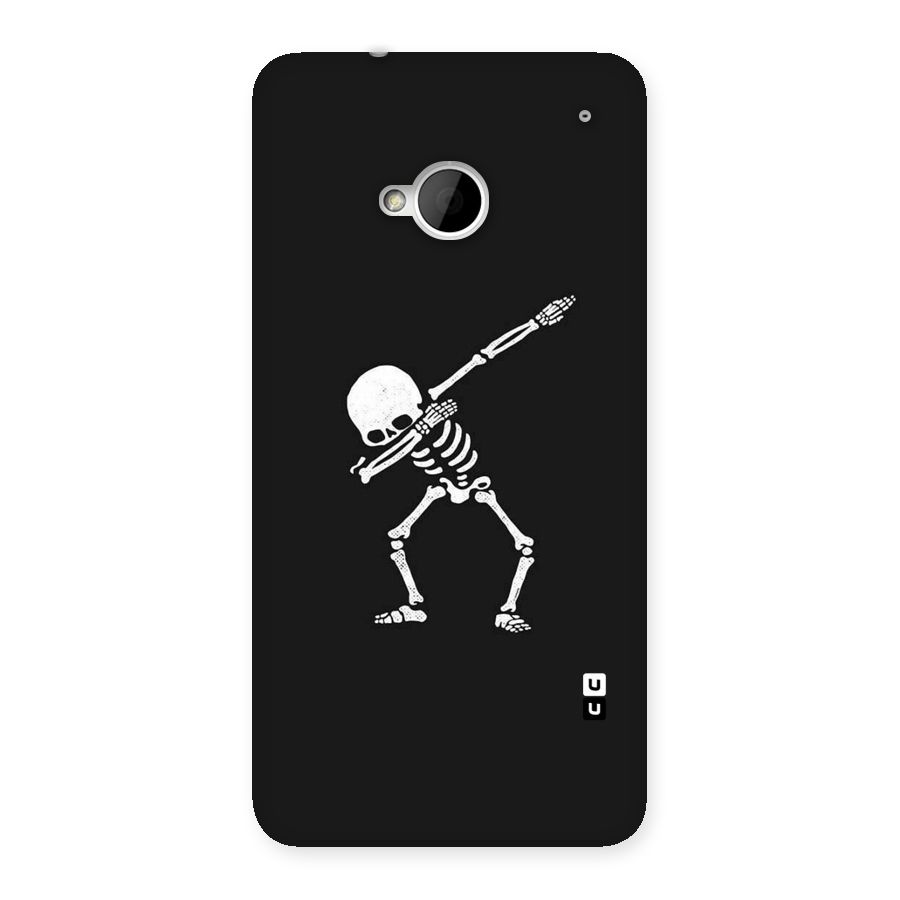 Skeleton Dab White Back Case for HTC One M7