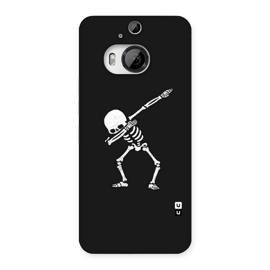 Skeleton Dab White Back Case for HTC One M9 Plus