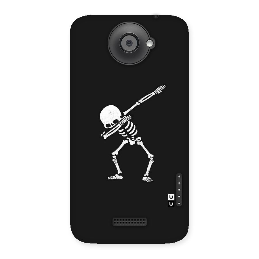 Skeleton Dab White Back Case for HTC One X