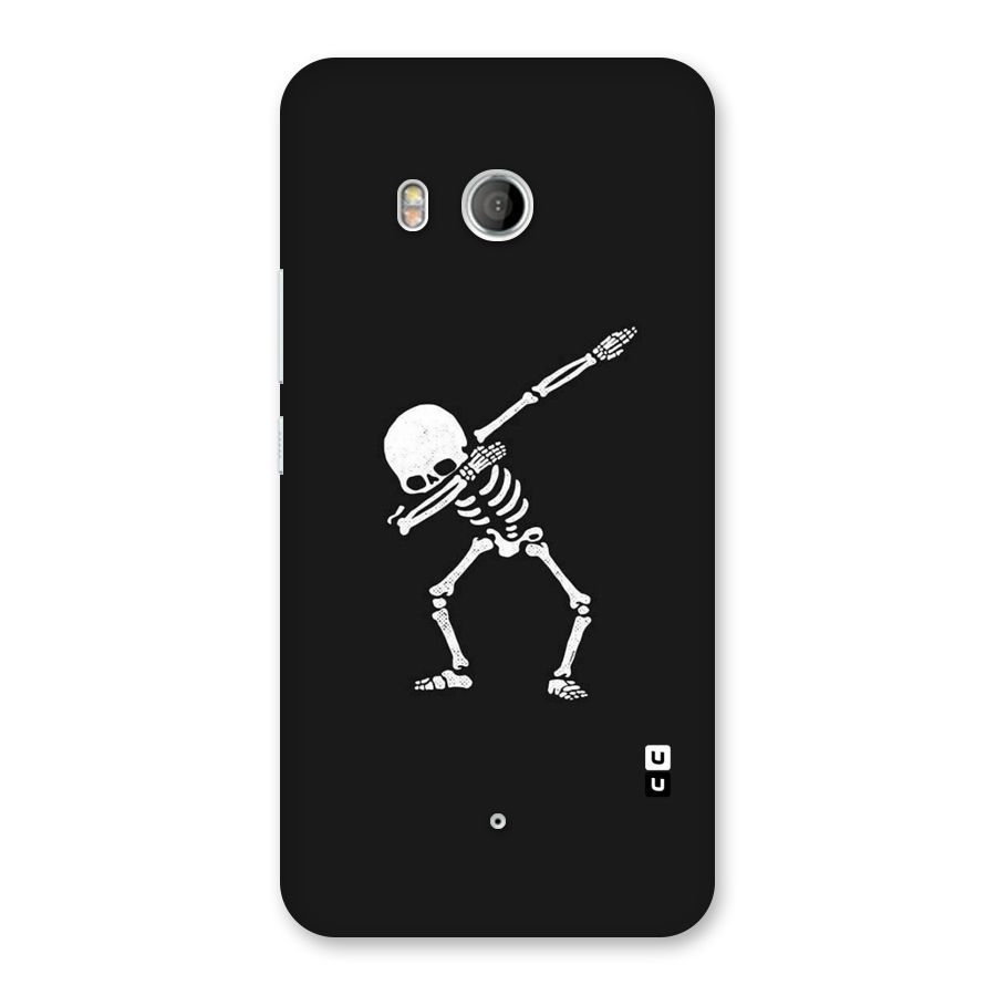 Skeleton Dab White Back Case for HTC U11