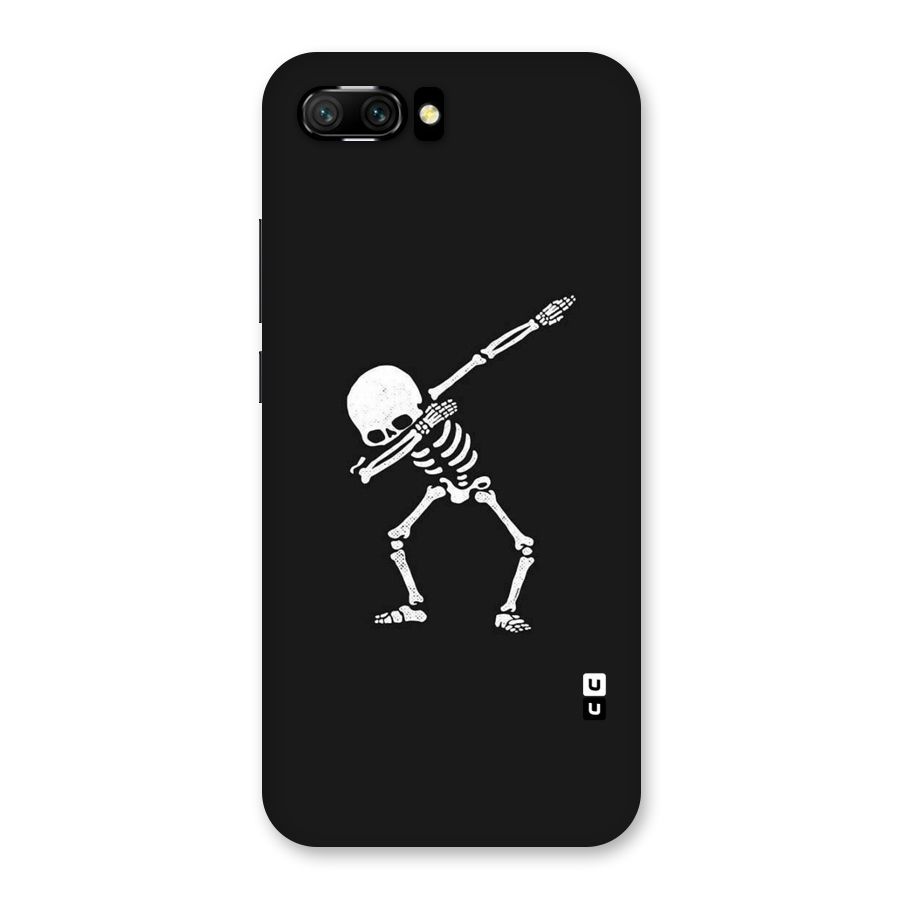 Skeleton Dab White Back Case for Honor 10