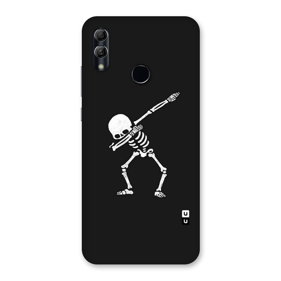 Skeleton Dab White Back Case for Honor 10 Lite
