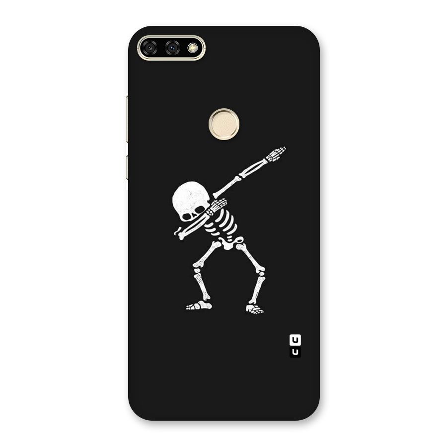Skeleton Dab White Back Case for Honor 7A
