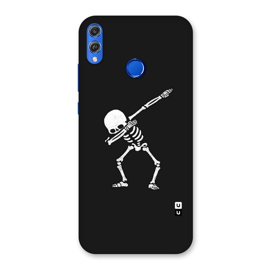 Skeleton Dab White Back Case for Honor 8X