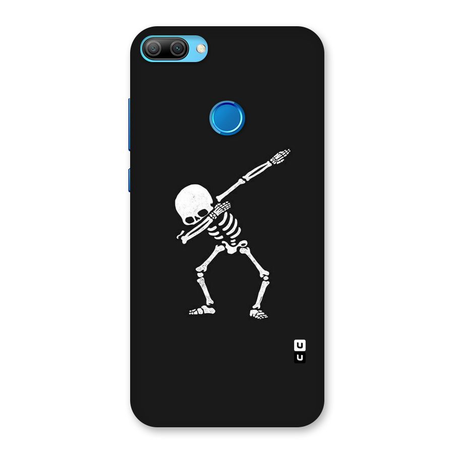 Skeleton Dab White Back Case for Honor 9N