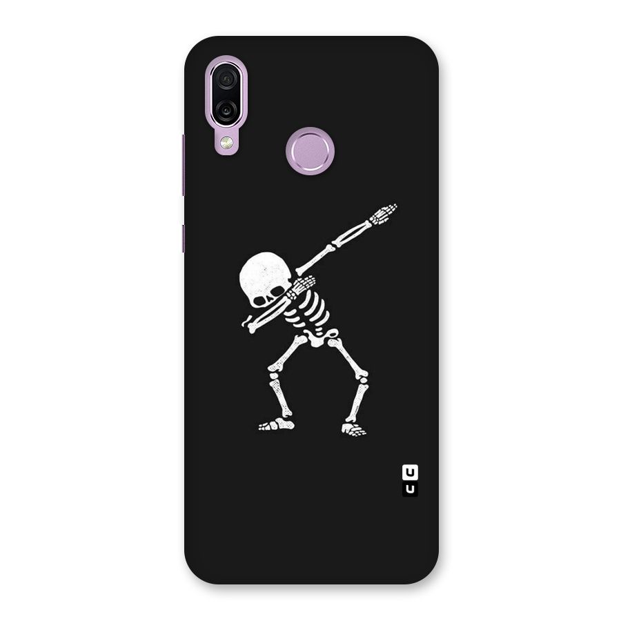 Skeleton Dab White Back Case for Honor Play
