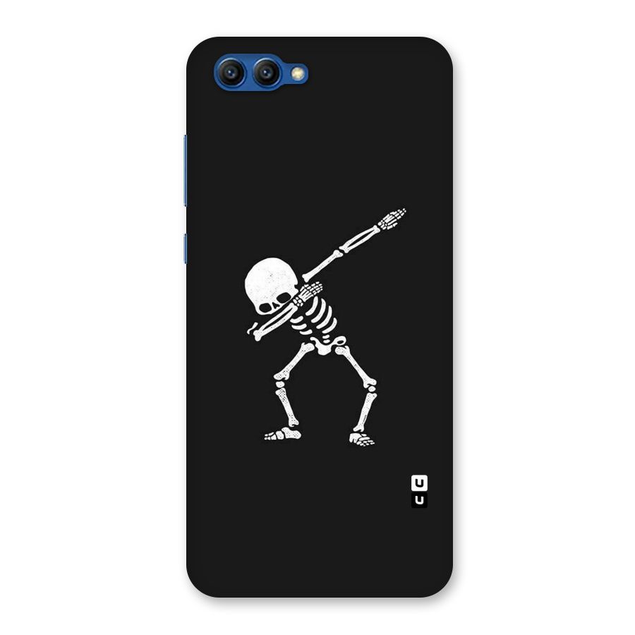 Skeleton Dab White Back Case for Honor View 10