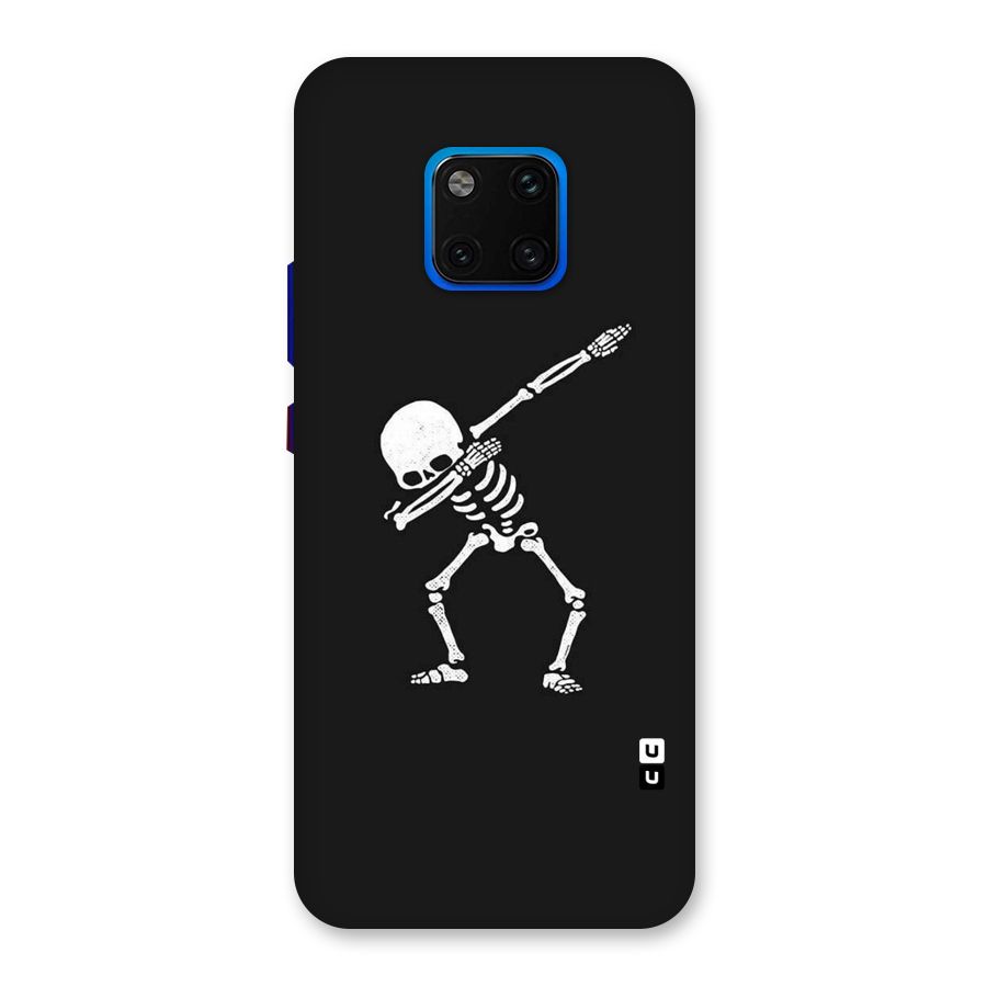 Skeleton Dab White Back Case for Huawei Mate 20 Pro