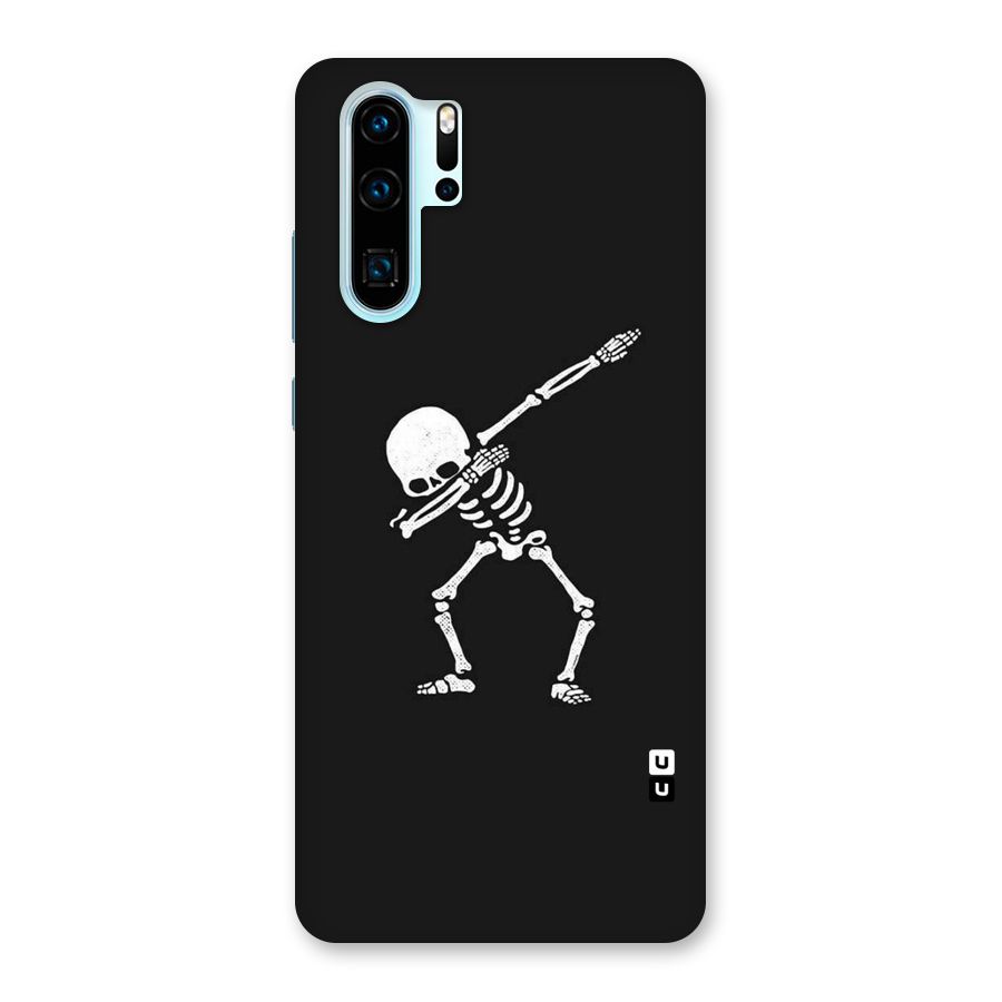Skeleton Dab White Back Case for Huawei P30 Pro