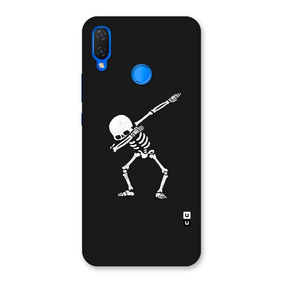 Skeleton Dab White Back Case for Huawei P Smart+