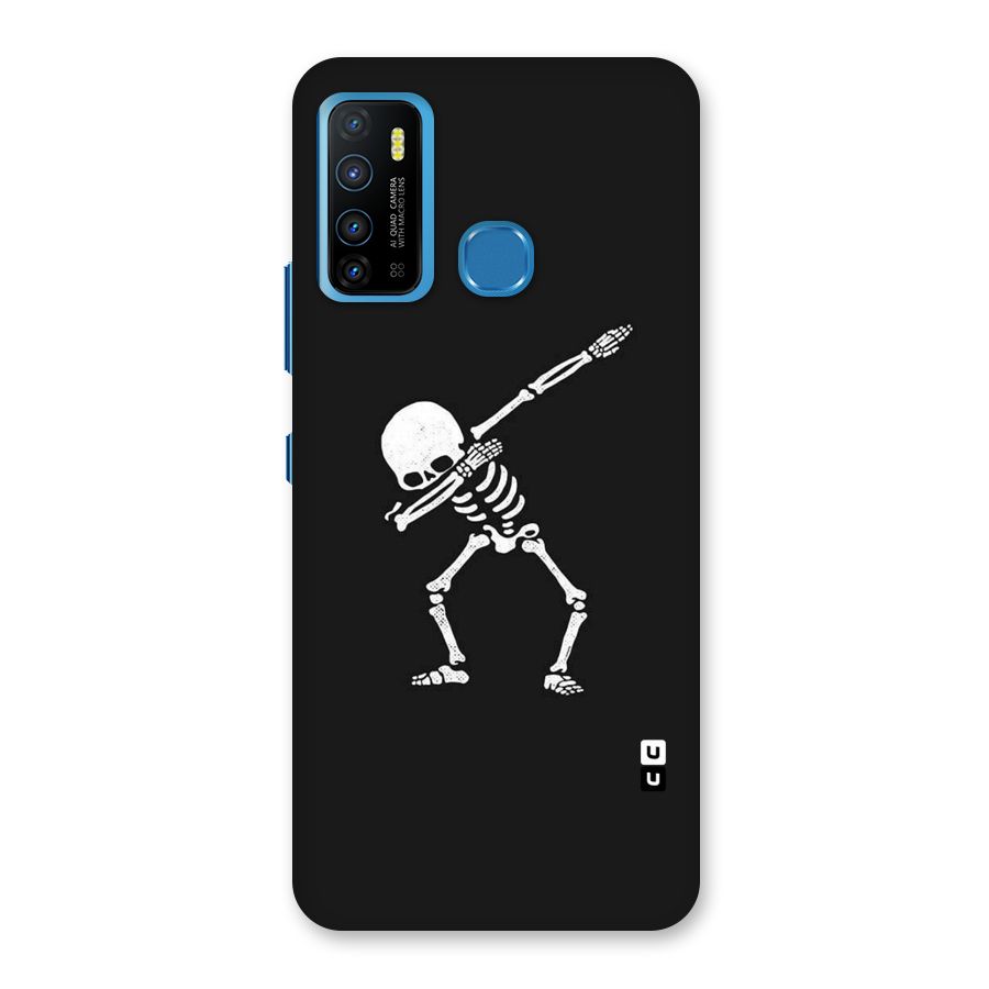 Skeleton Dab White Back Case for Infinix Hot 9