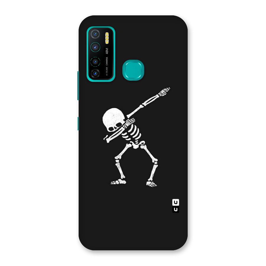Skeleton Dab White Back Case for Infinix Hot 9 Pro