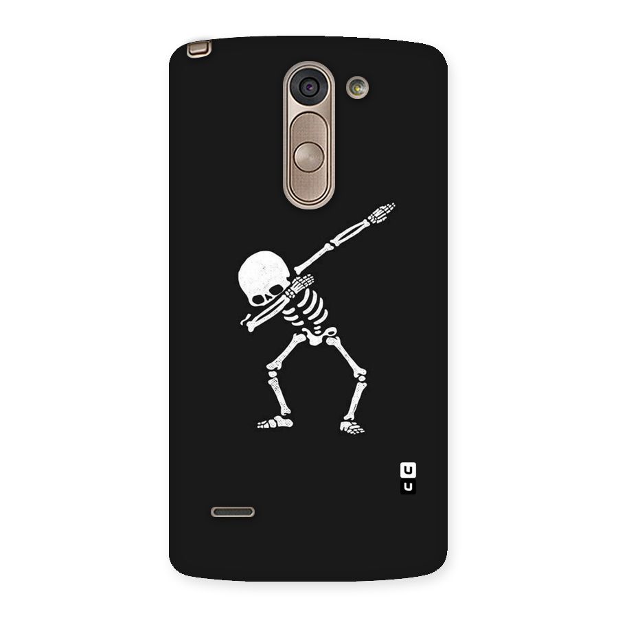 Skeleton Dab White Back Case for LG G3 Stylus