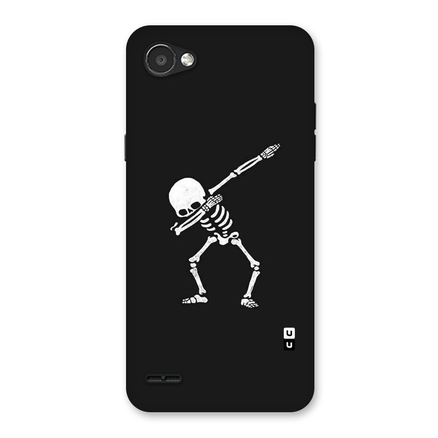 Skeleton Dab White Back Case for LG Q6