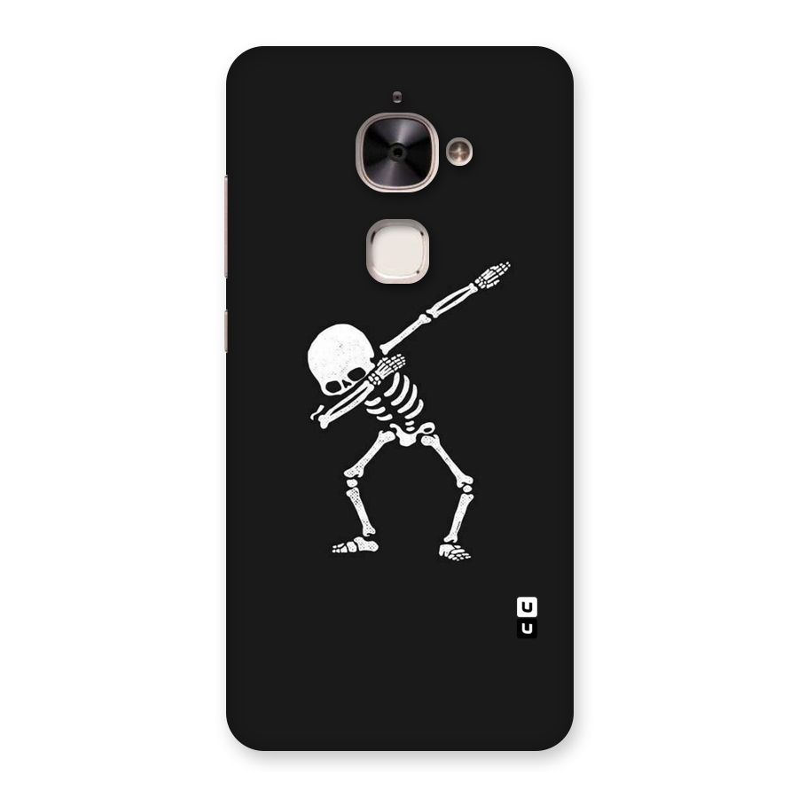 Skeleton Dab White Back Case for Le 2