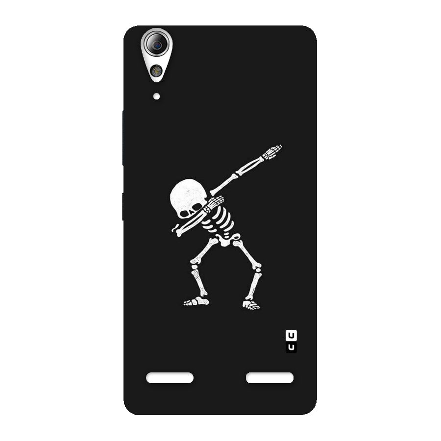 Skeleton Dab White Back Case for Lenovo A6000 Plus