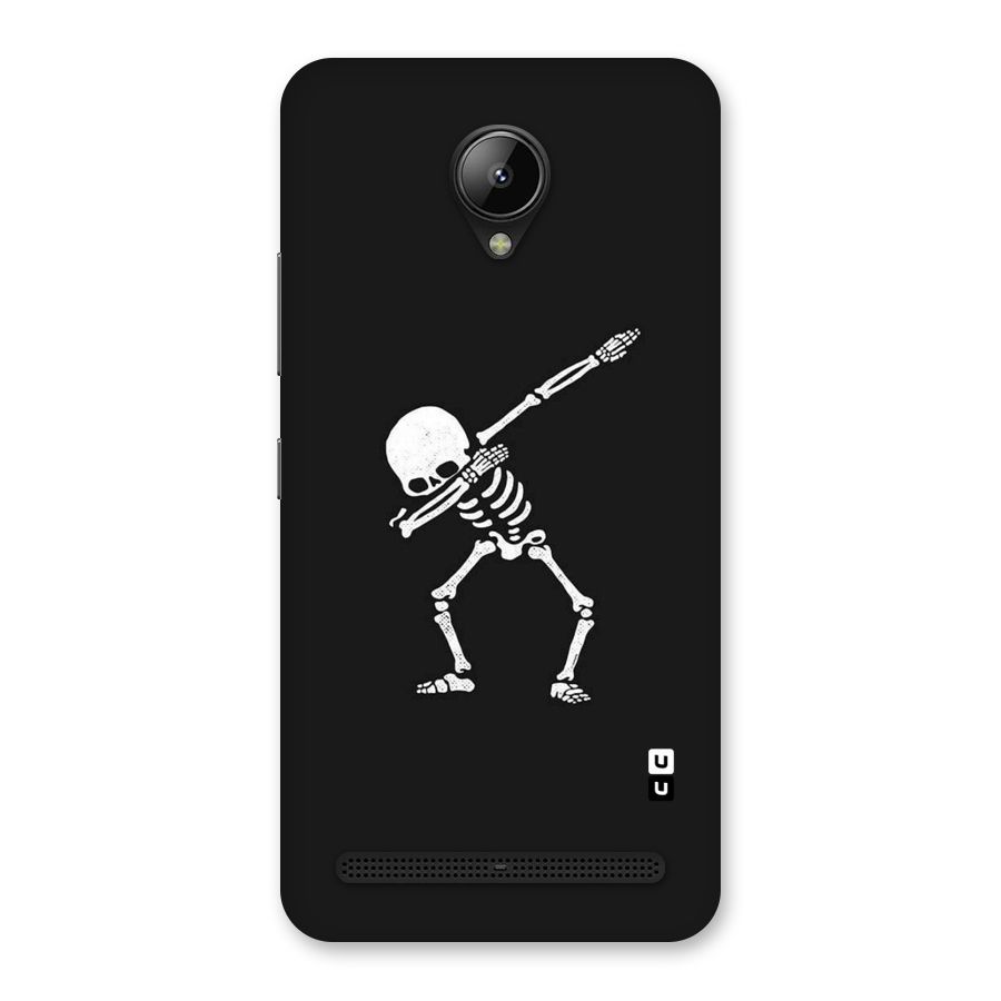 Skeleton Dab White Back Case for Lenovo C2