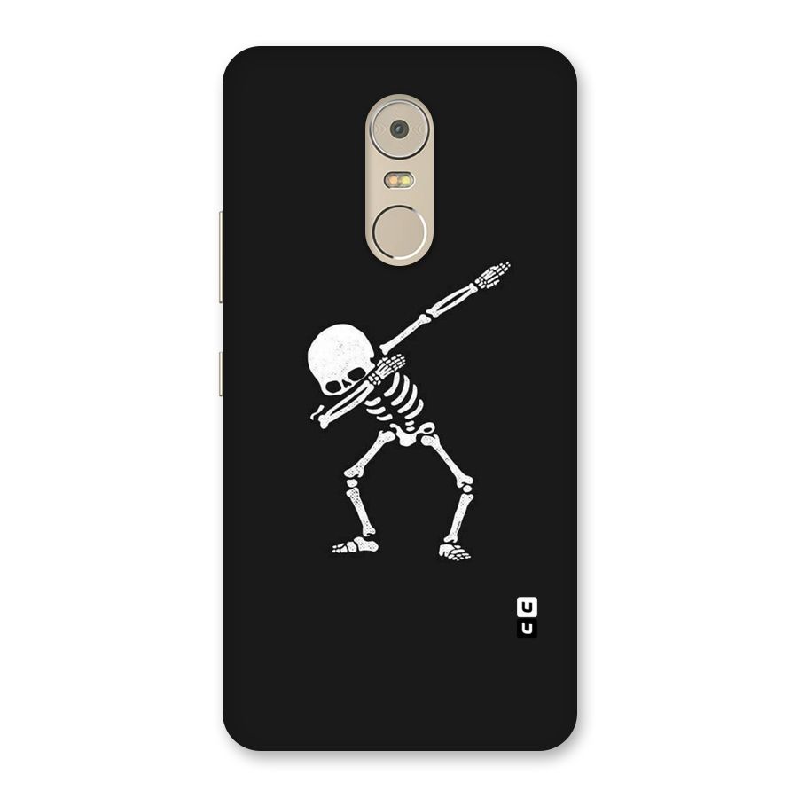 Skeleton Dab White Back Case for Lenovo K6 Note