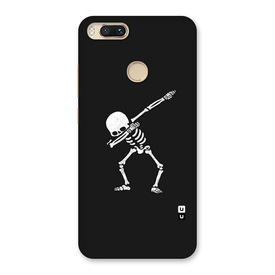 Skeleton Dab White Back Case for Mi A1