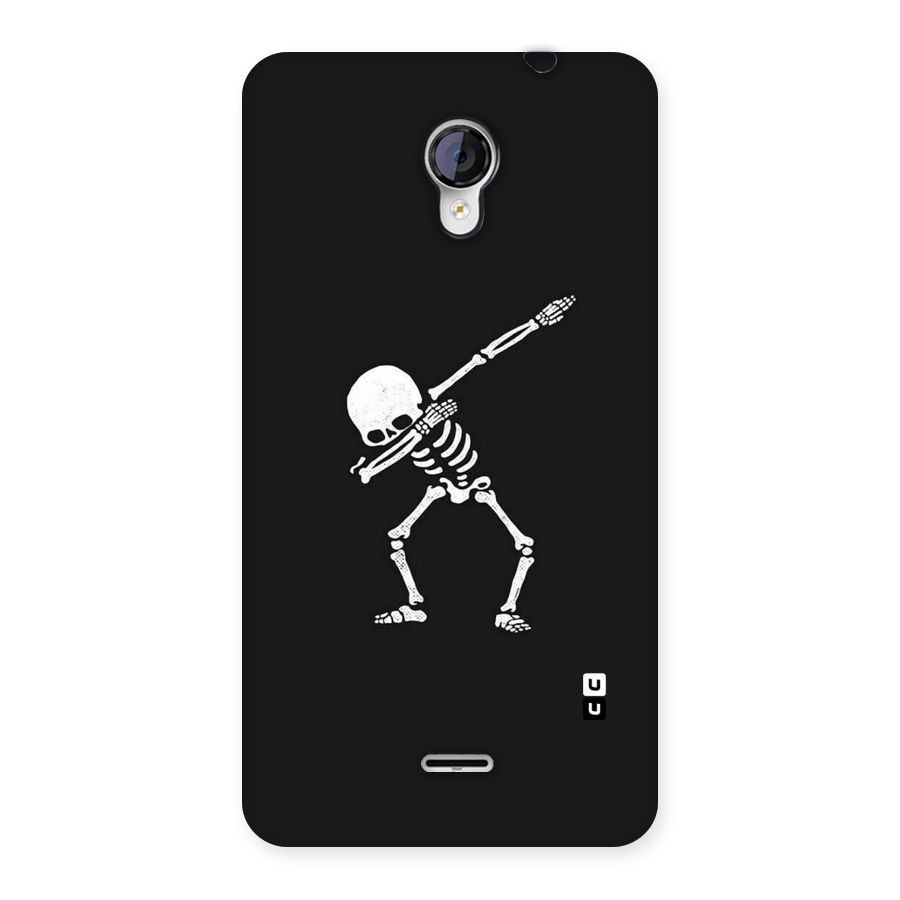 Skeleton Dab White Back Case for Micromax Unite 2 A106