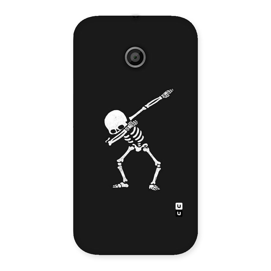 Skeleton Dab White Back Case for Moto E