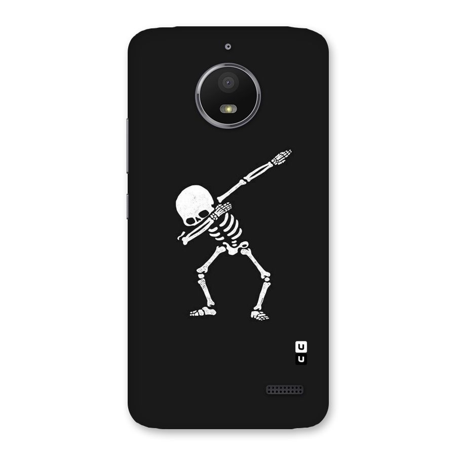 Skeleton Dab White Back Case for Moto E4