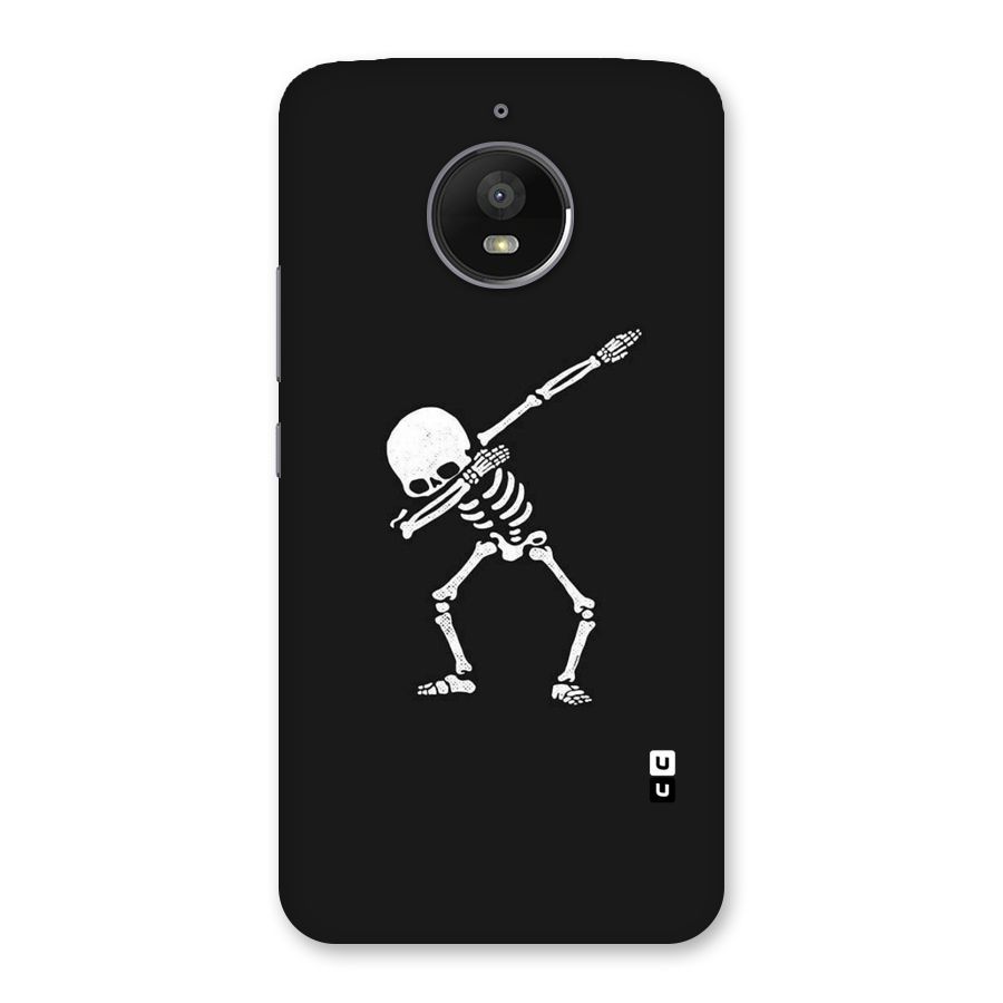 Skeleton Dab White Back Case for Moto E4 Plus