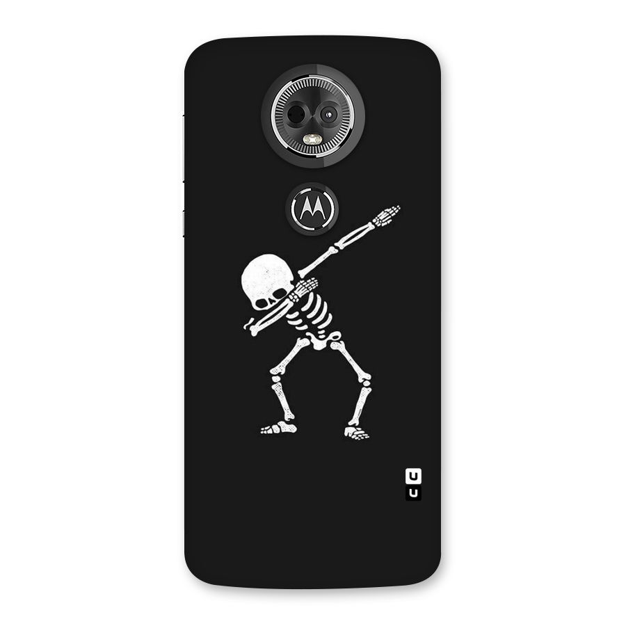 Skeleton Dab White Back Case for Moto E5 Plus