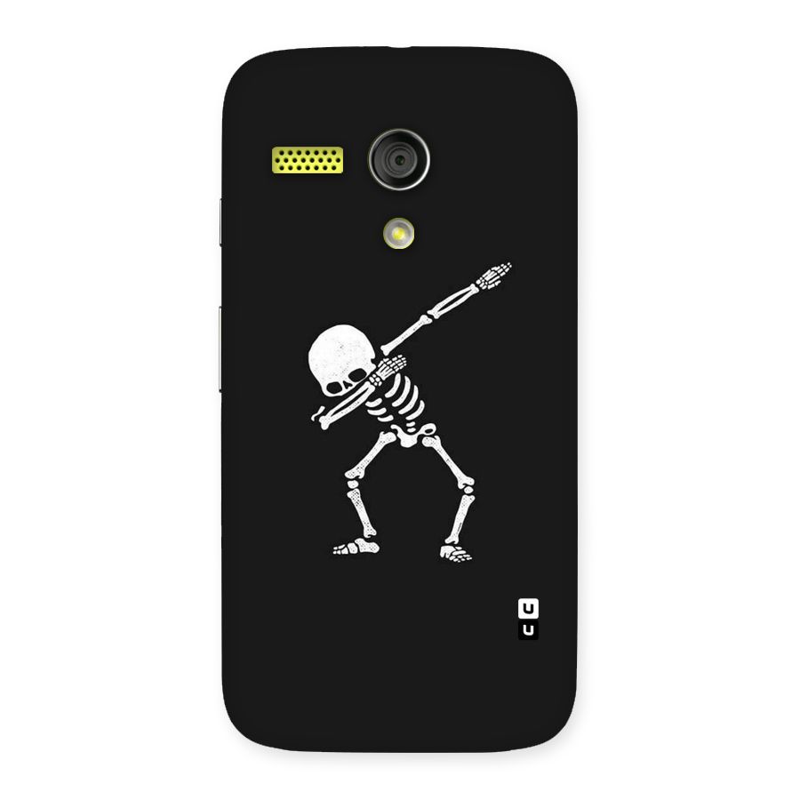 Skeleton Dab White Back Case for Moto G