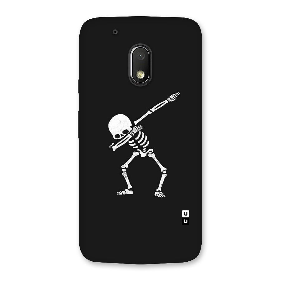 Skeleton Dab White Back Case for Moto G4 Play