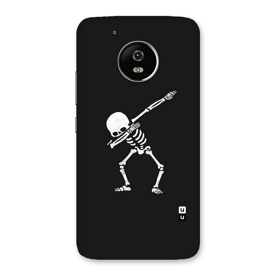Skeleton Dab White Back Case for Moto G5