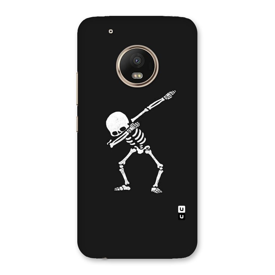 Skeleton Dab White Back Case for Moto G5 Plus