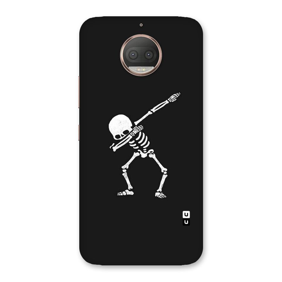 Skeleton Dab White Back Case for Moto G5s Plus