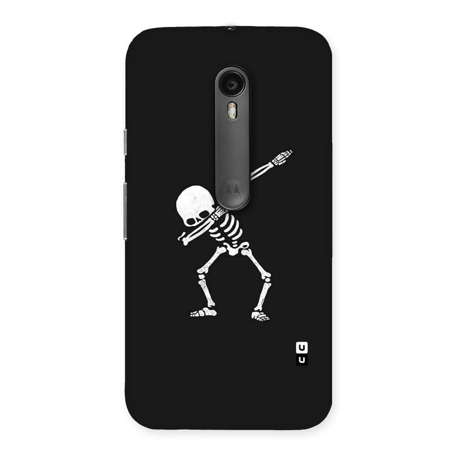 Skeleton Dab White Back Case for Moto G Turbo