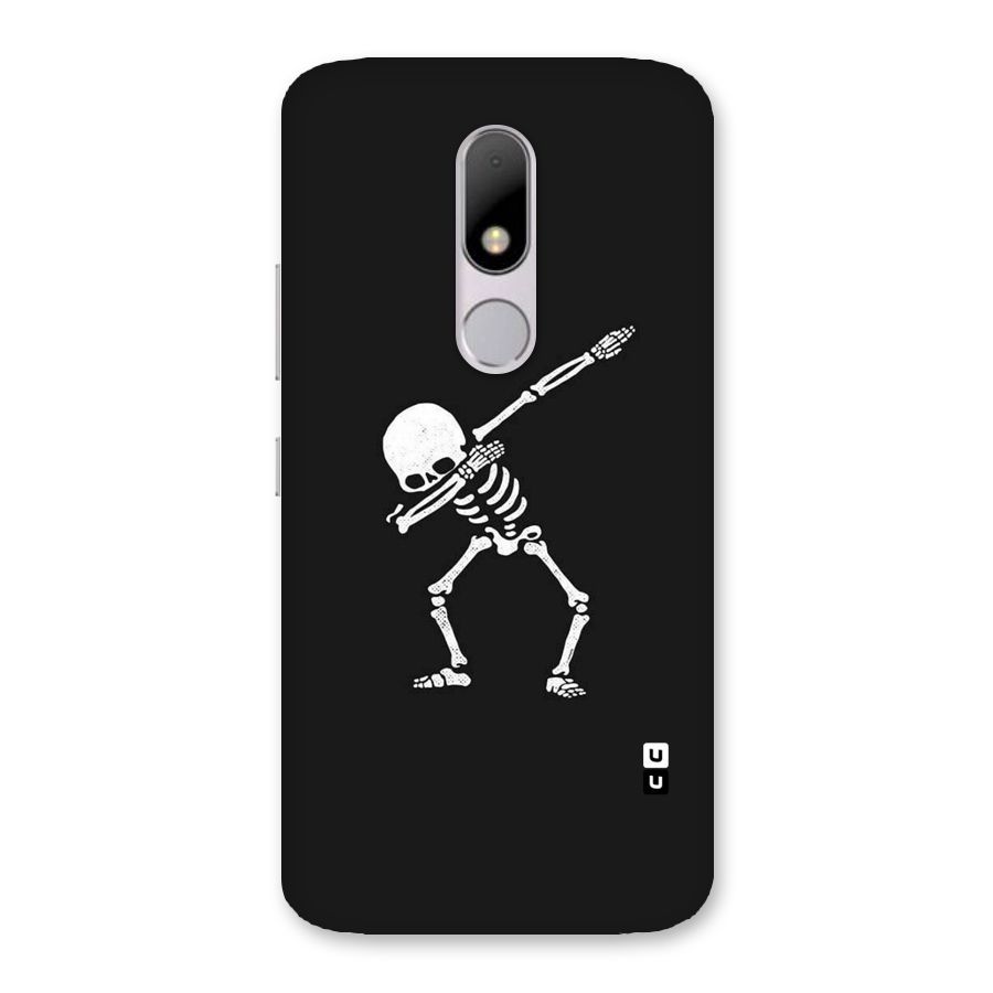 Skeleton Dab White Back Case for Moto M
