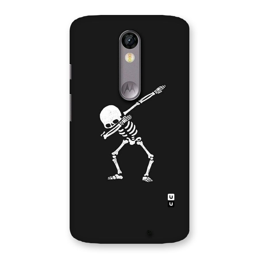 Skeleton Dab White Back Case for Moto X Force