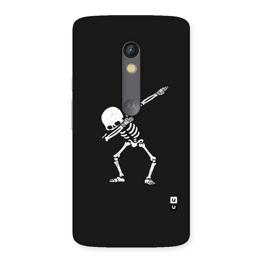 Skeleton Dab White Back Case for Moto X Play
