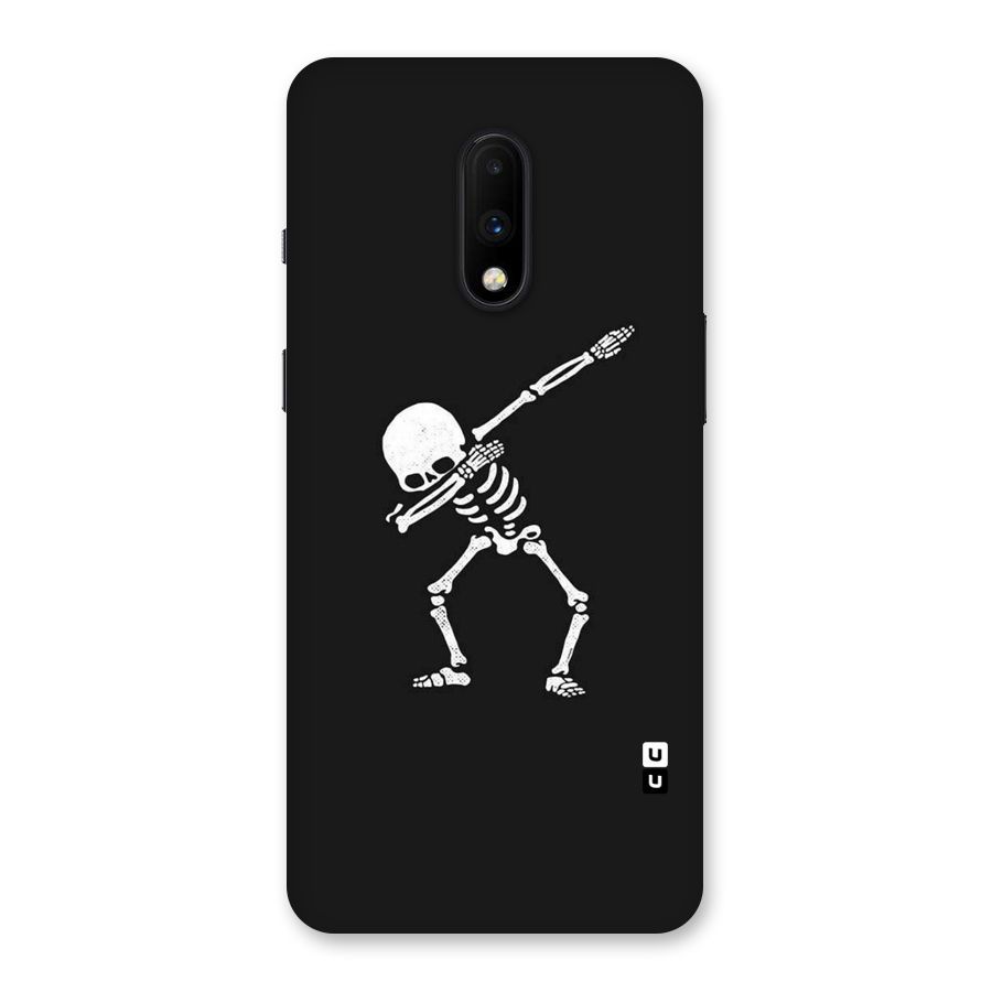 Skeleton Dab White Back Case for OnePlus 7