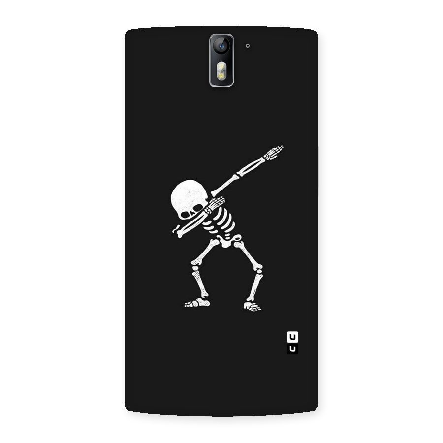 Skeleton Dab White Back Case for One Plus One