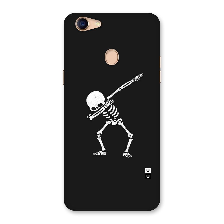 Skeleton Dab White Back Case for Oppo F5 Youth