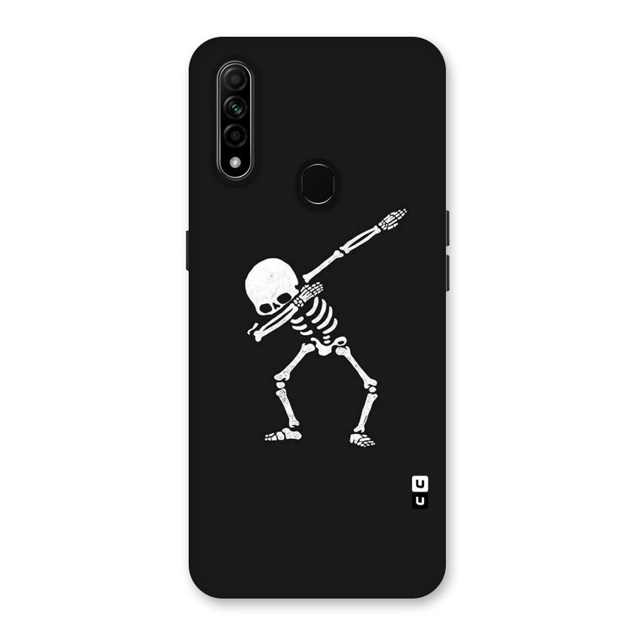 Skeleton Dab White Back Case for Oppo A31