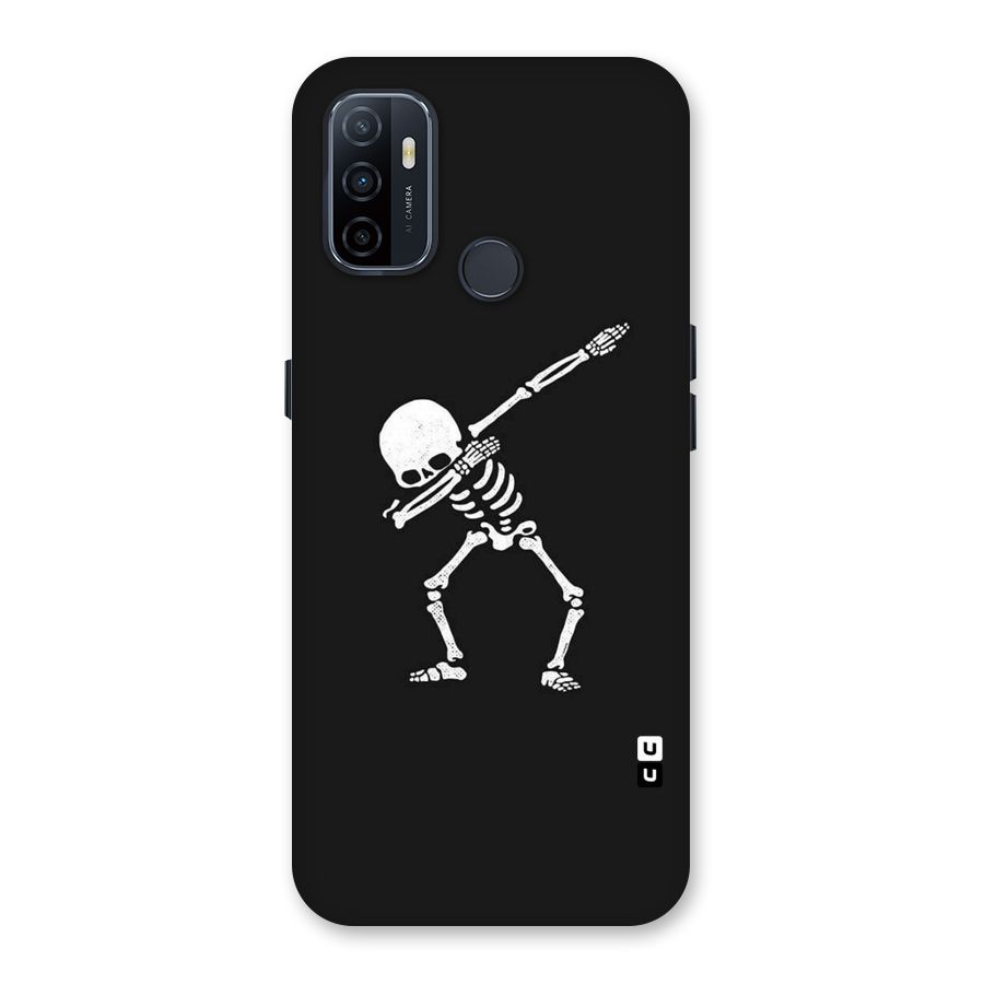 Skeleton Dab White Back Case for Oppo A32
