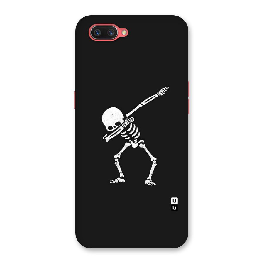 Skeleton Dab White Back Case for Oppo A3s