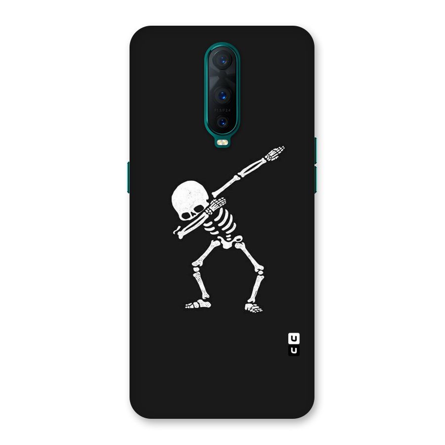 Skeleton Dab White Back Case for Oppo R17 Pro