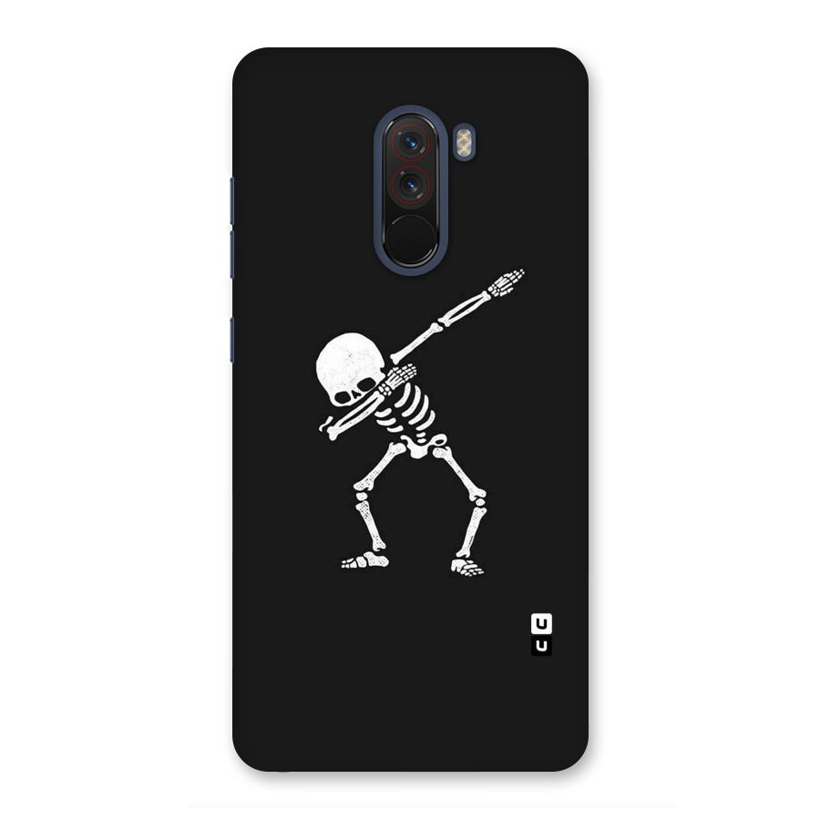 Skeleton Dab White Back Case for Poco F1