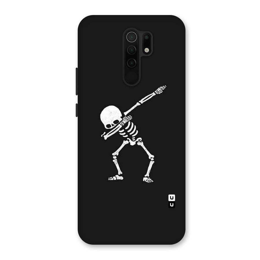 Skeleton Dab White Back Case for Poco M2