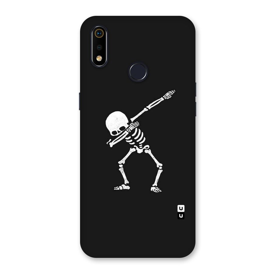 Skeleton Dab White Back Case for Realme 3i
