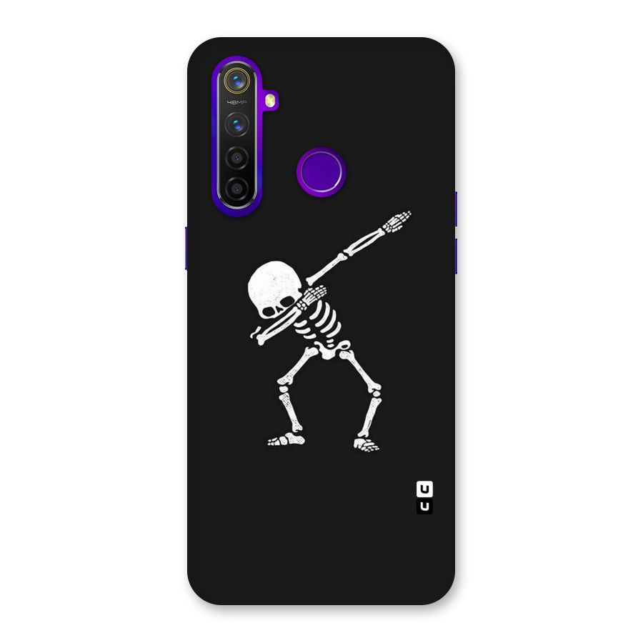 Skeleton Dab White Back Case for Realme 5 Pro