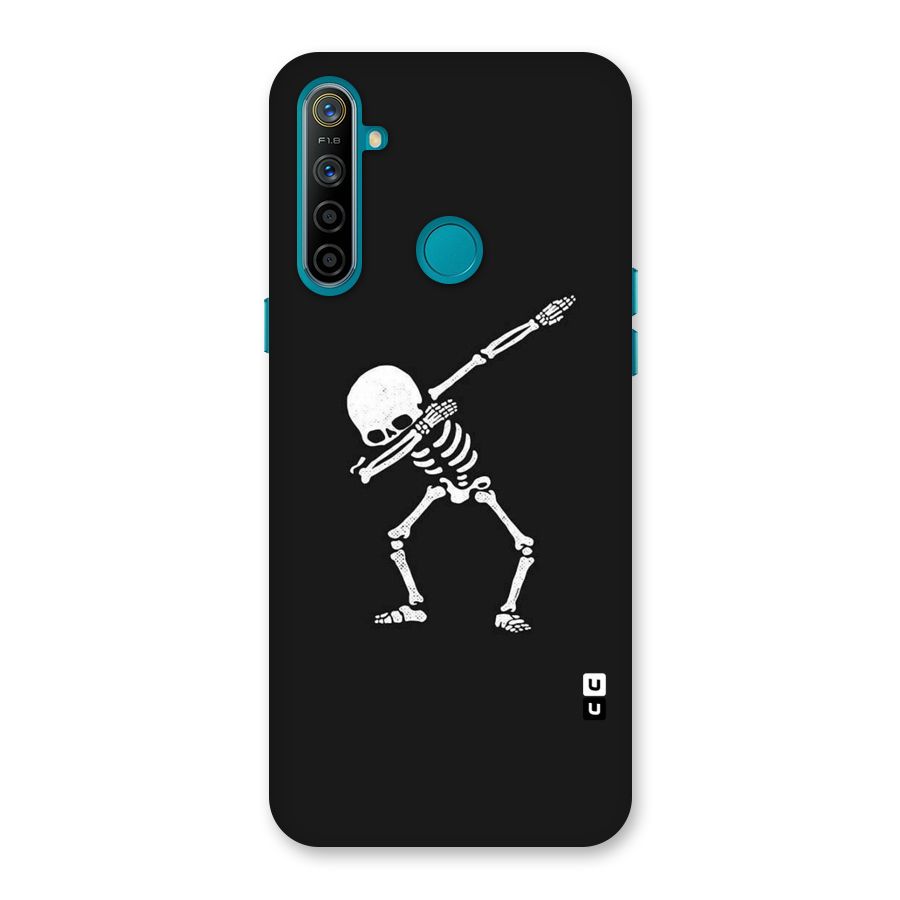 Skeleton Dab White Back Case for Realme 5i