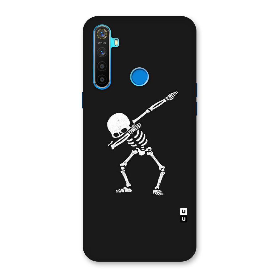 Skeleton Dab White Back Case for Realme 5s